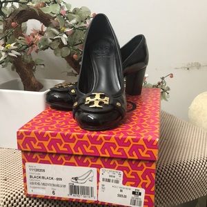 Tory Burch Black Mid heels Shoes Paid $305+ tax